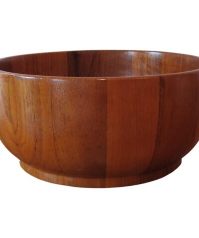 Diamond Bar Large Teak Wooden Bowl Block Teak