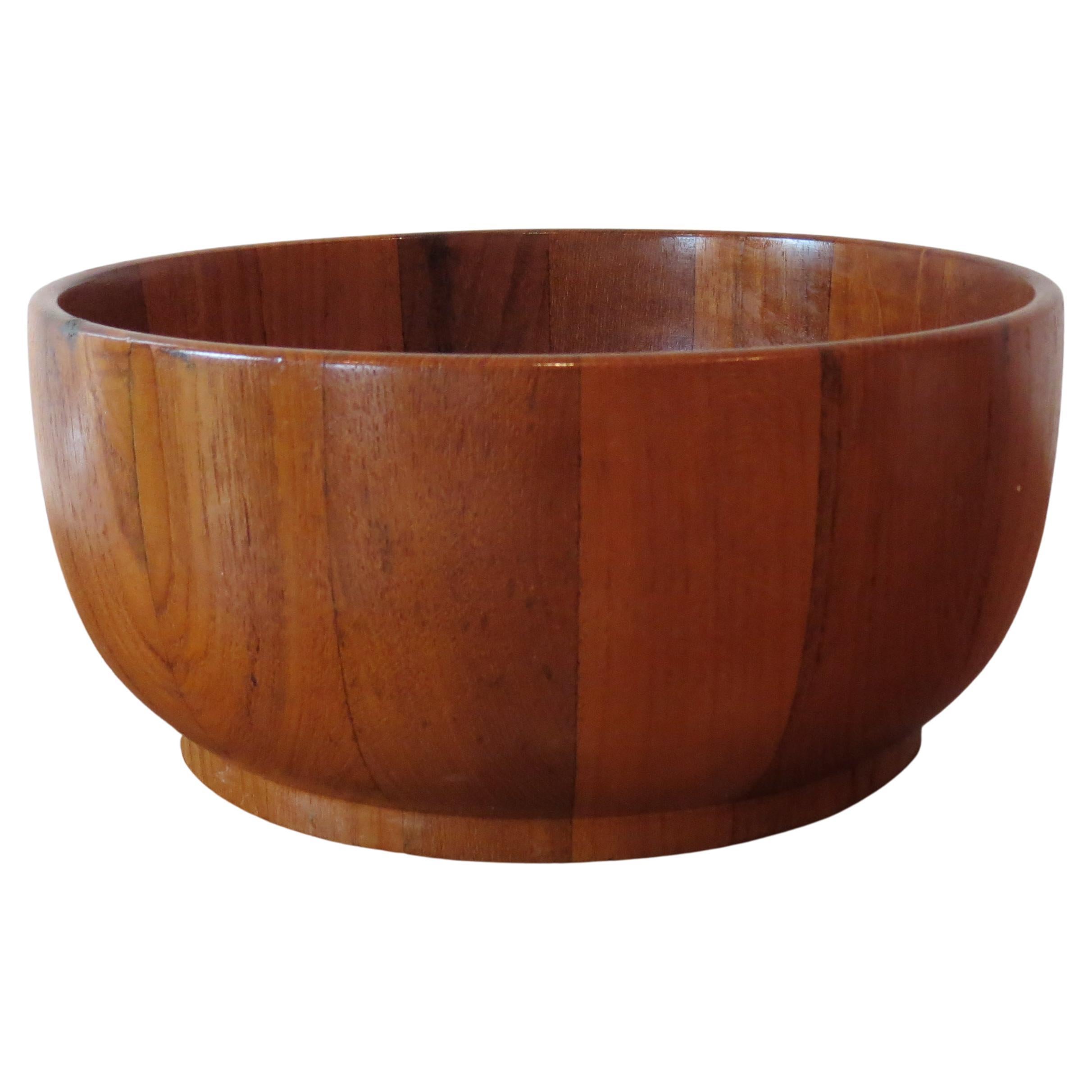 Diamond Bar Large Teak Wooden Bowl Block Teak