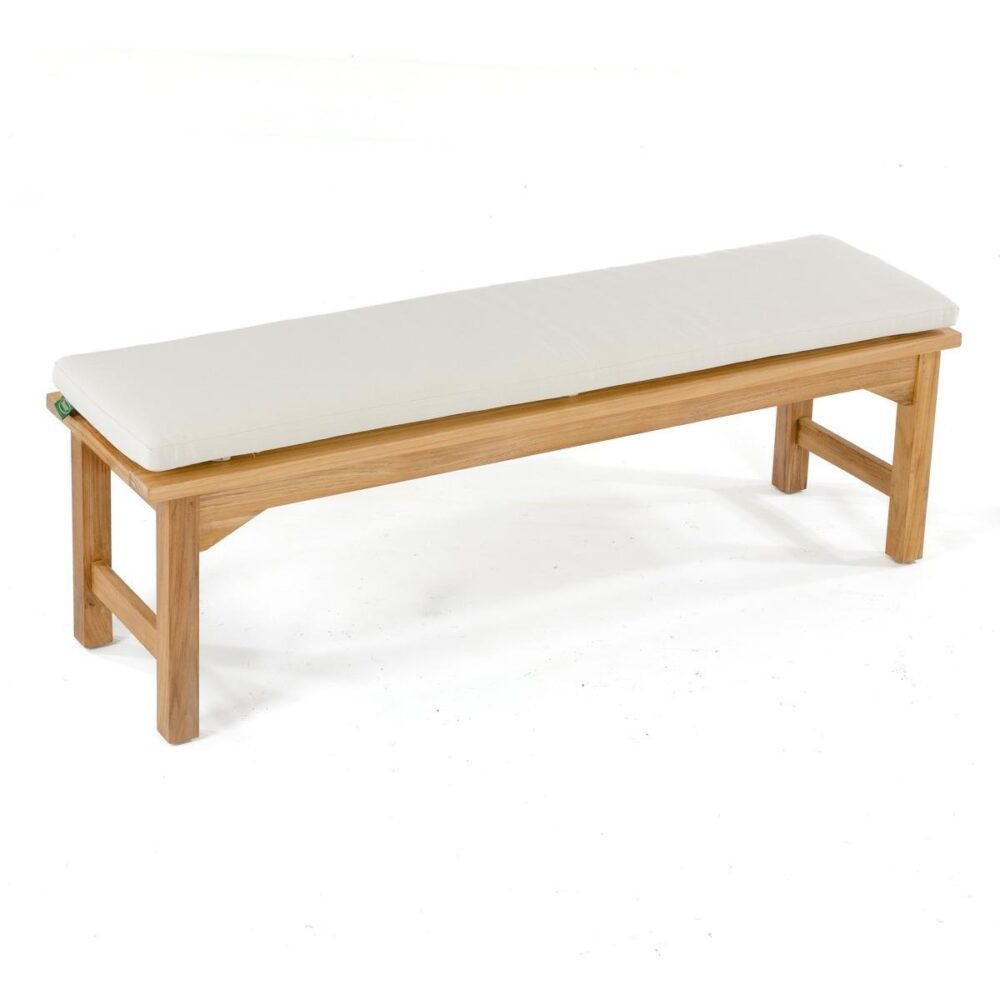 Summerside Teak Backless Bench Natural