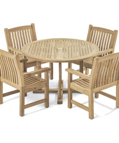 Yorkton Round Teak Garden Dining Set