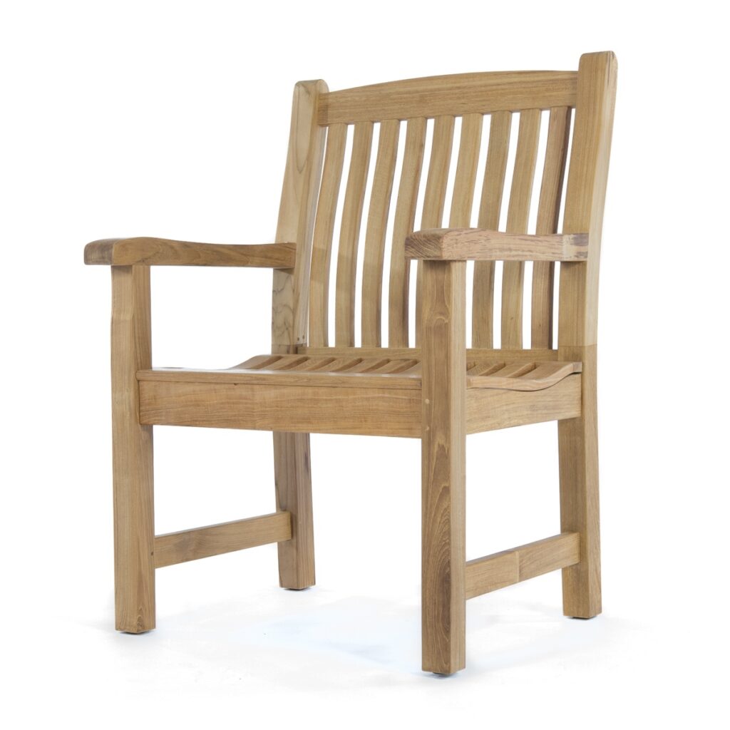 Quesnel Teak Outdoor Square Teak Dining Set