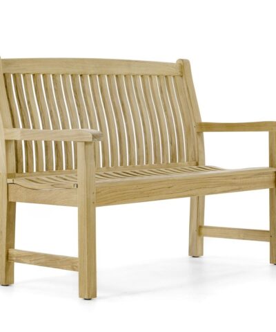 Timmins Teak Outdoor Garden Bench 2 Seater