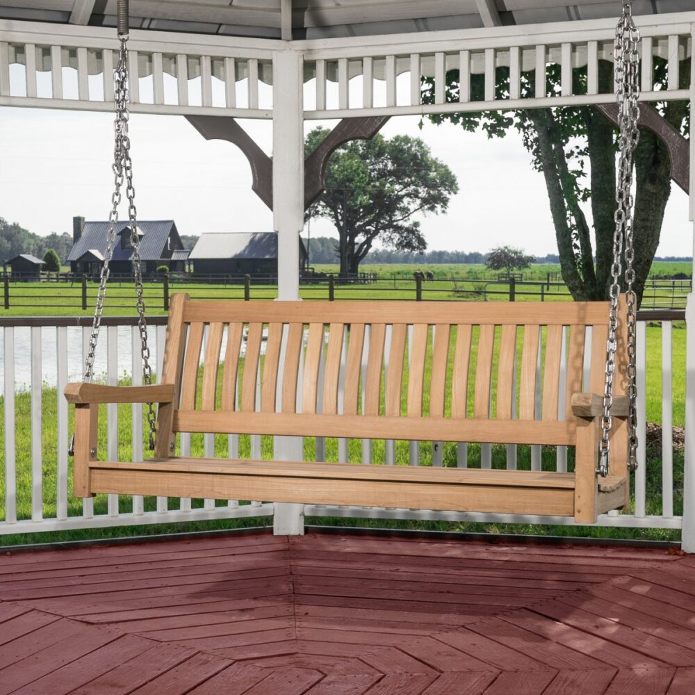 Pembroke Teak Swing ONLY with Stainless Steel Chains