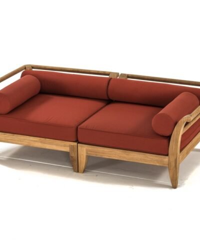 Reutlingen Outdoor Teak Sofa Chair 2 Seater