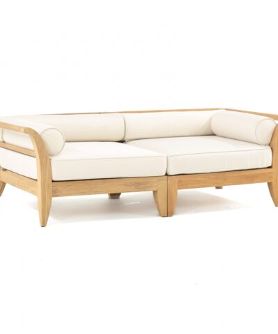 Reutlingen Outdoor Teak Sofa Chair 2 Seater