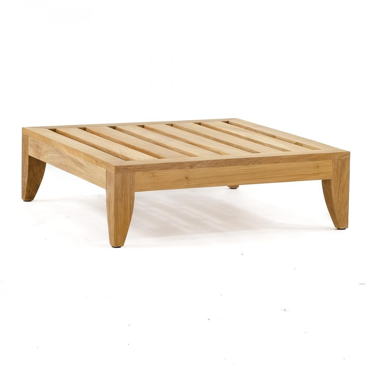 nania-kiyd 3 Jena Outdoor Teak Sofa Bench Without Backrest 3 Seater