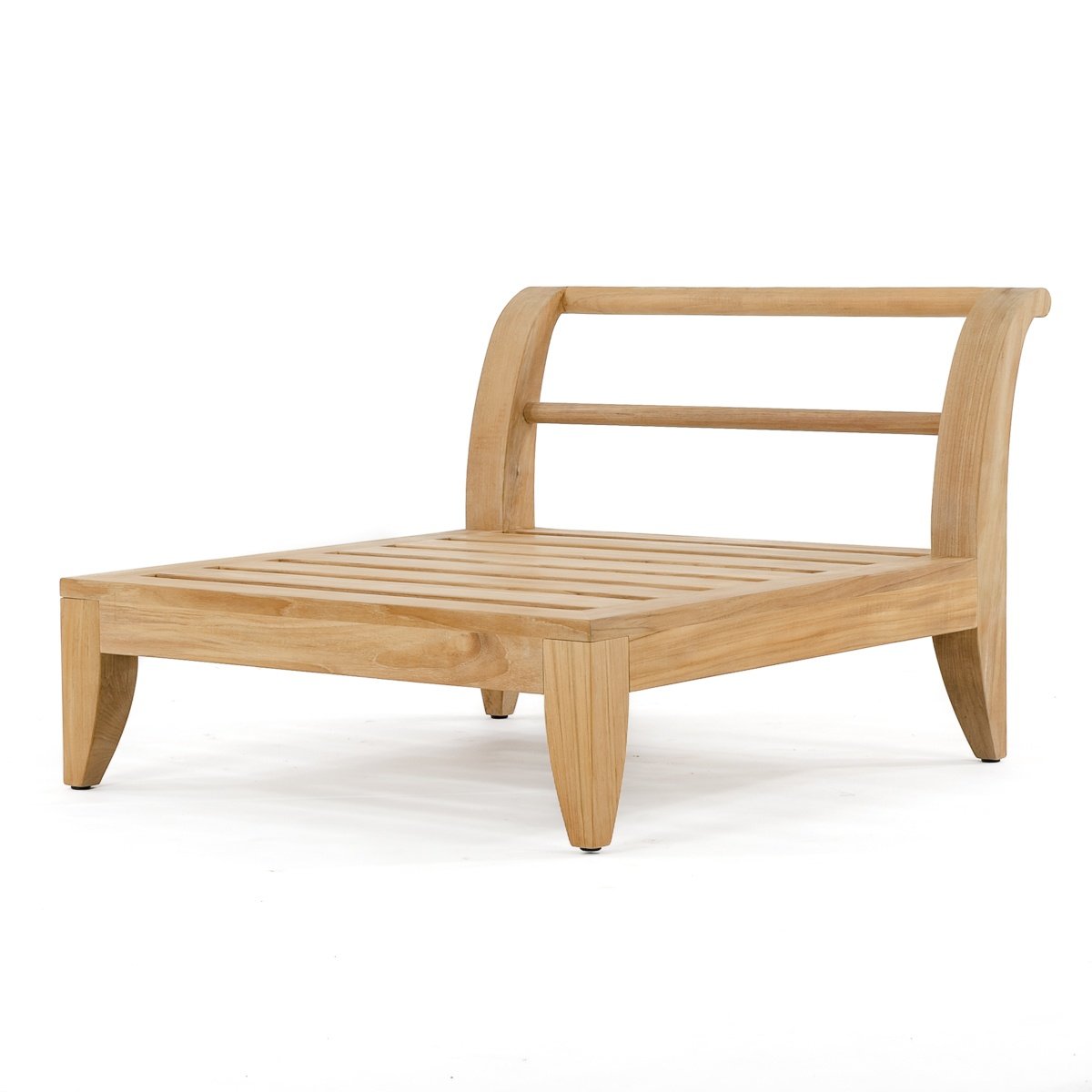 nania-kiyd 5 Jena Outdoor Teak Sofa Bench Without Backrest 3 Seater