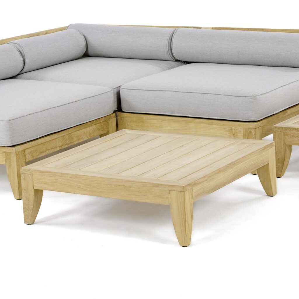 Koblenz Teak Square Garden Coffee Table Low Table