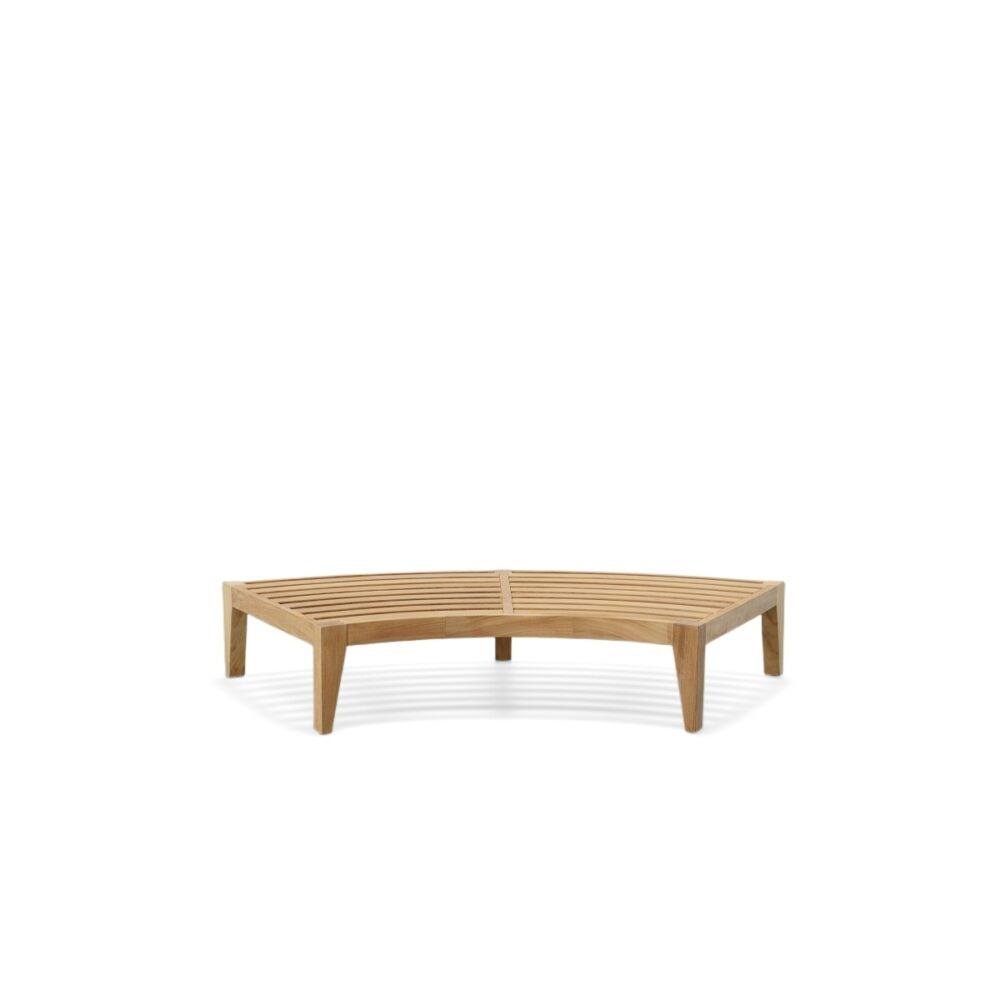 Paderborn Modern Outdoor Teak Sofa Without Backrest