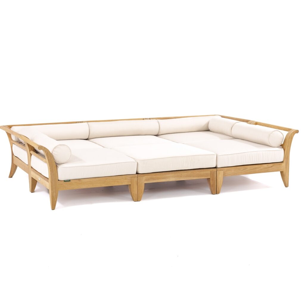 Saarbrucken Outdoor relaxing Sofa Teak Bed