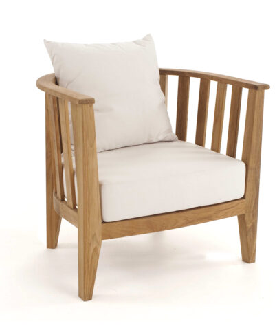 Darmstadt Teak Garden Club Chair with Cushion