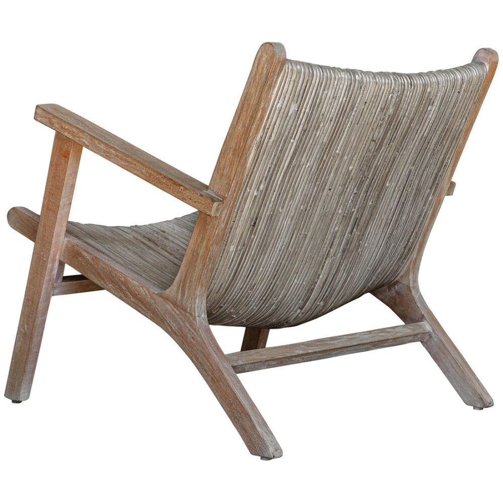 Algeciras Rattan Combination Teak Accent Chair