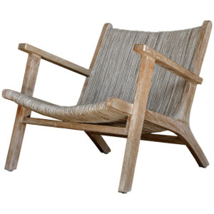 Algeciras Rattan Combination Teak Accent Chair