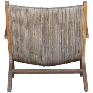 Algeciras Rattan Combination Teak Accent Chair