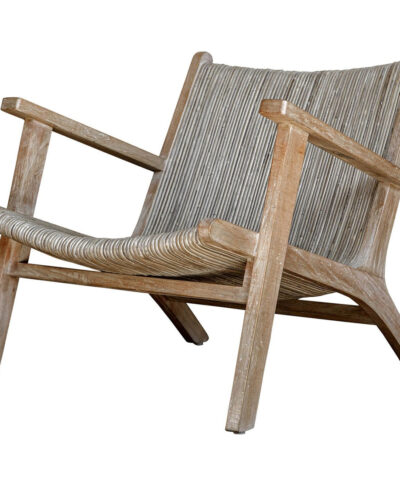 Algeciras Rattan Combination Teak Accent Chair