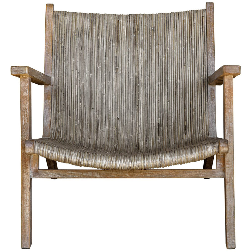 Algeciras Rattan Combination Teak Accent Chair