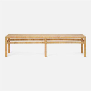 Badajoz Natural Rattan Triple Seater Bench