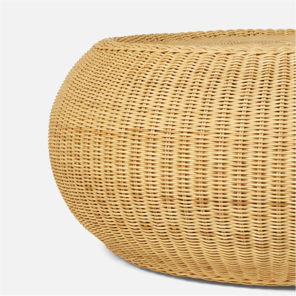 Coloma Natural Round Rattan Coffee Table