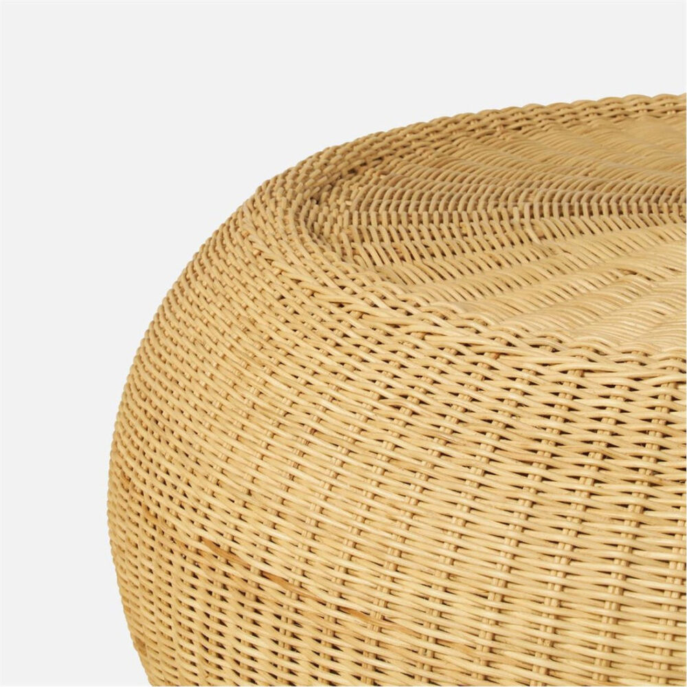 Coloma Natural Round Rattan Coffee Table