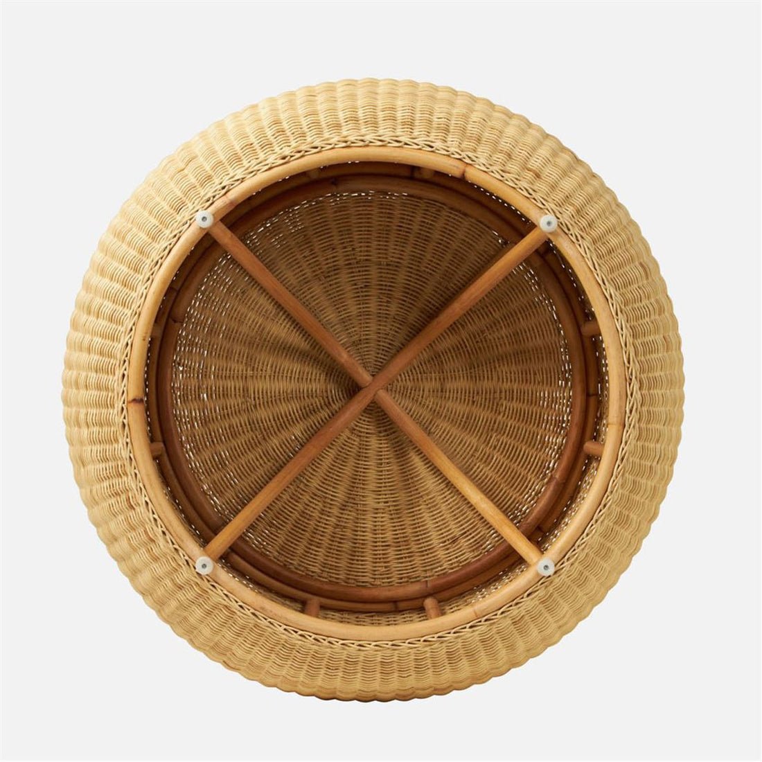 nania-kofh 4 Coloma Natural Round Rattan Coffee Table