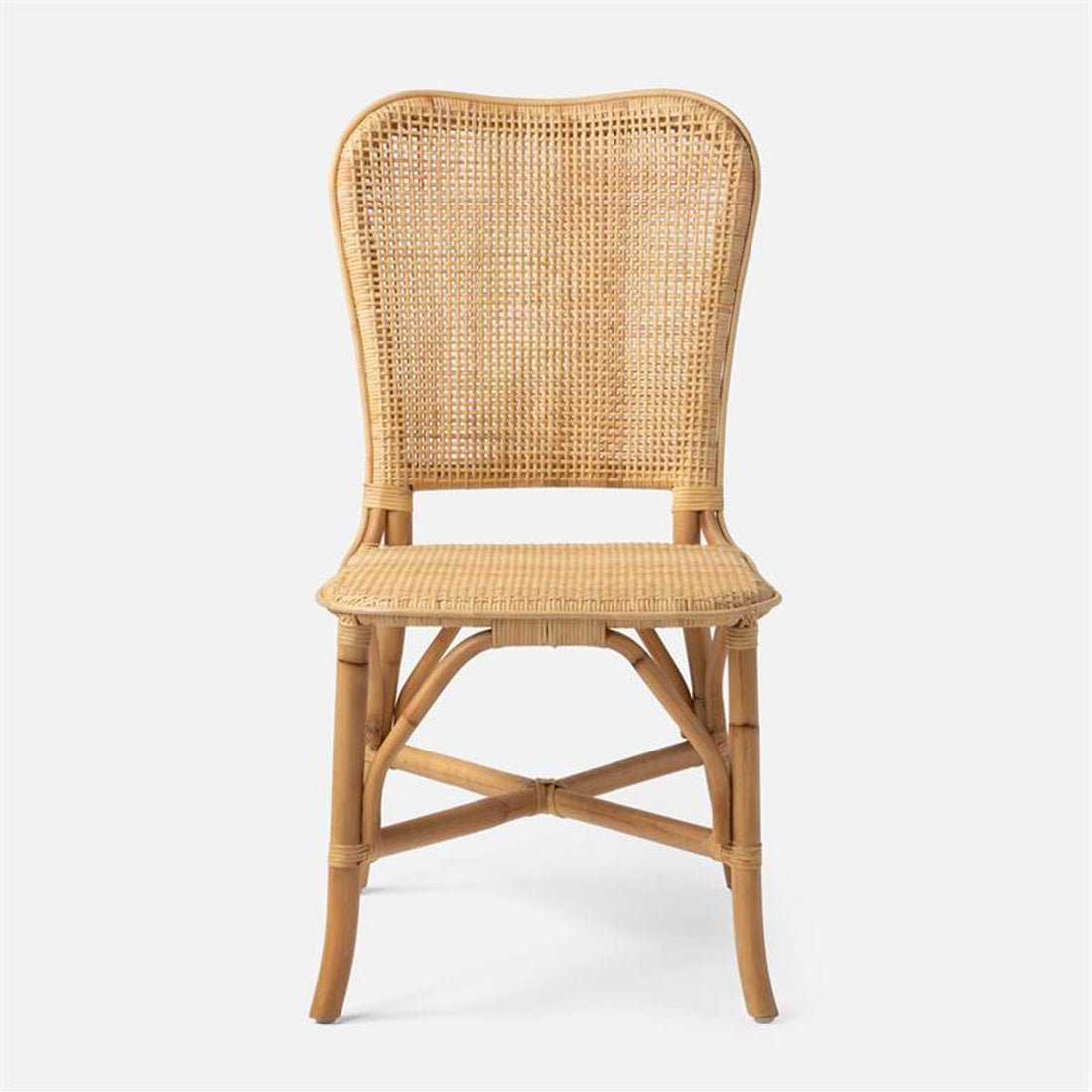 nania-kofj 4 Mostoles Natural Minimalist Rattan Dining Chair