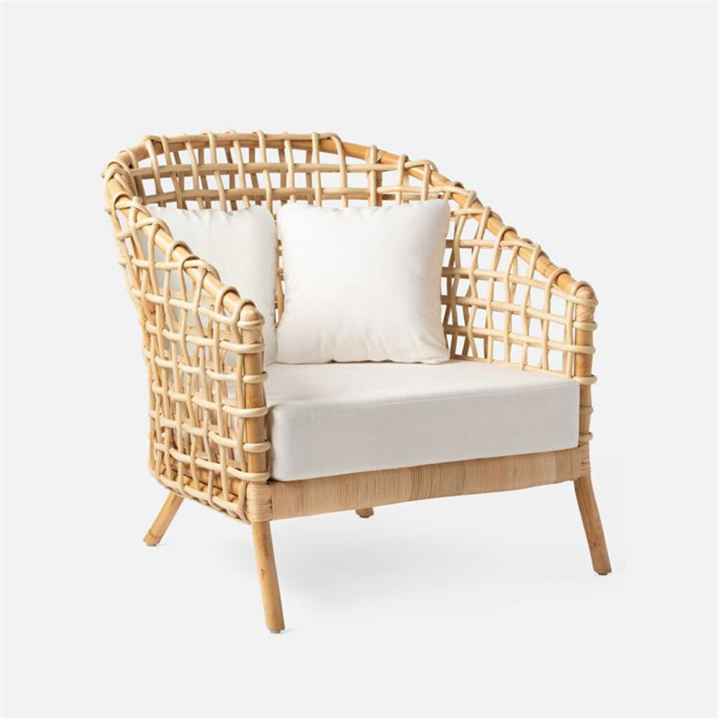 Fuenlabrada Natural Rattan Lounge Chair