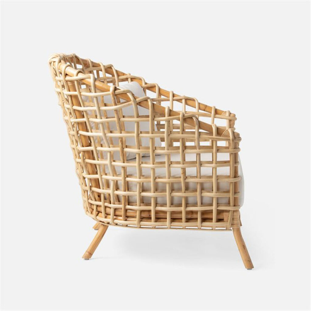 Fuenlabrada Natural Rattan Lounge Chair