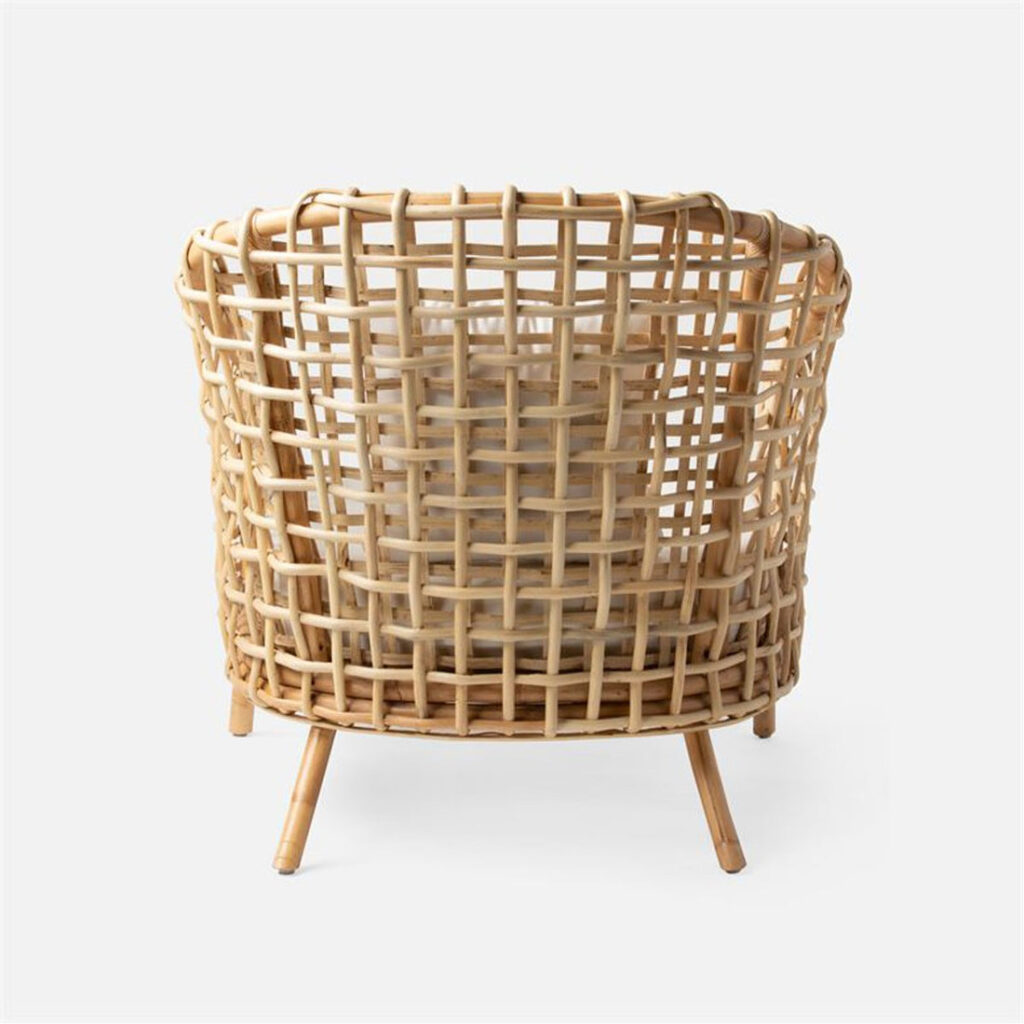 Fuenlabrada Natural Rattan Lounge Chair