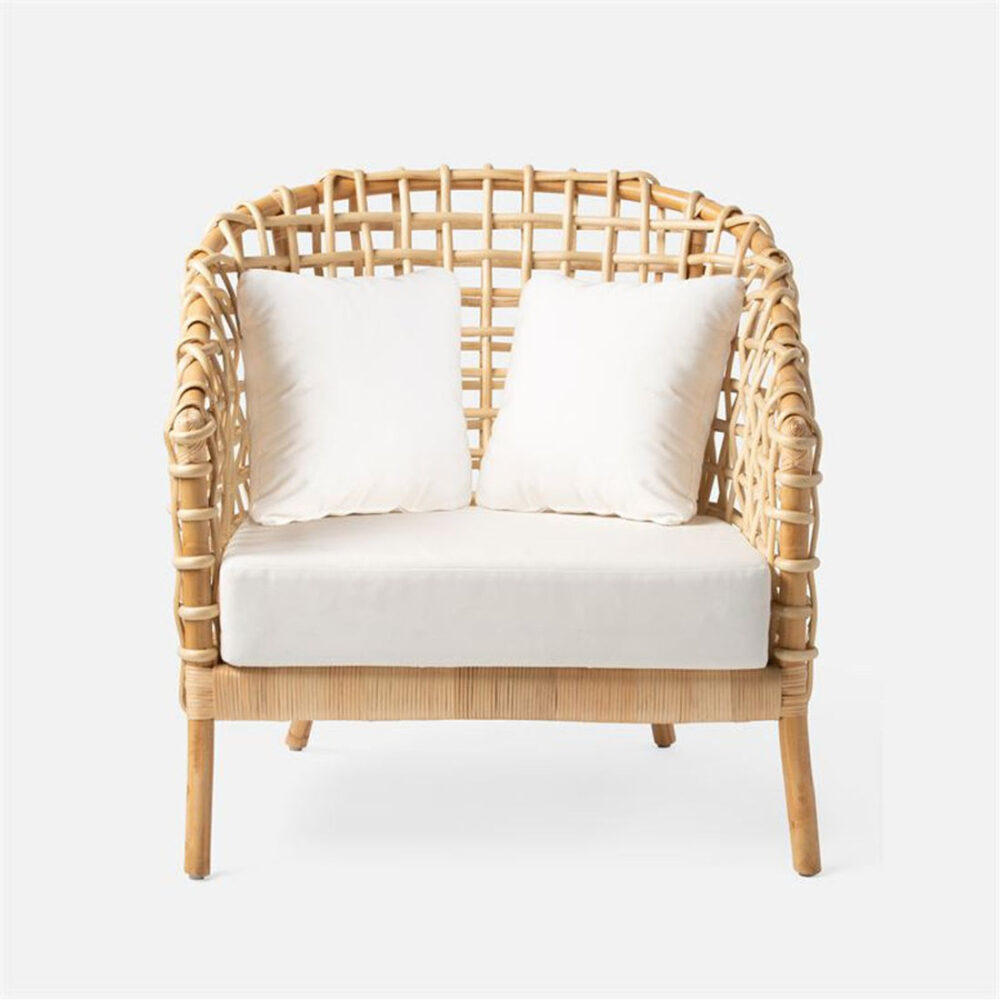 Fuenlabrada Natural Rattan Lounge Chair