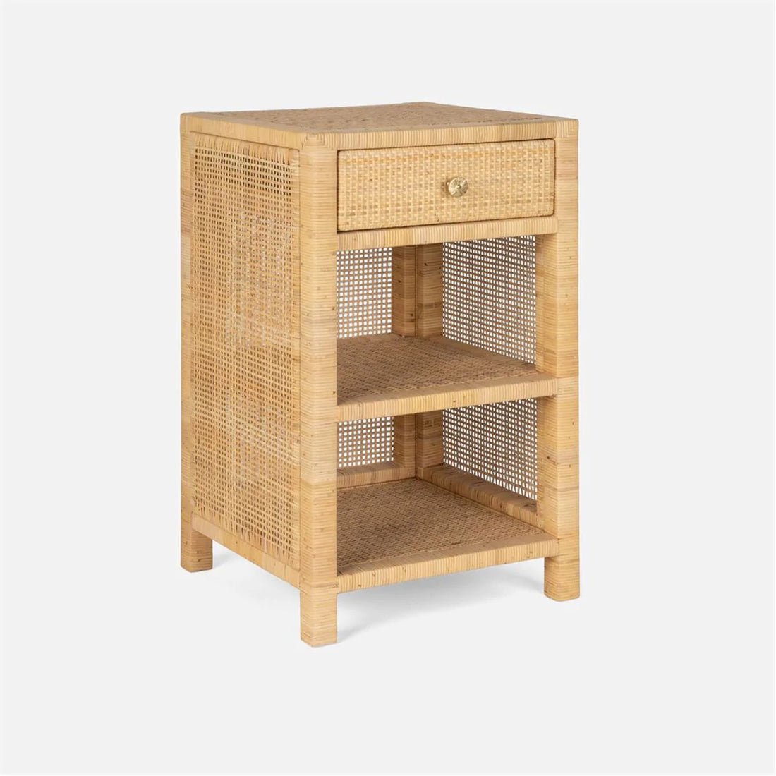 Jaen Natural Rattan Single Nightstand