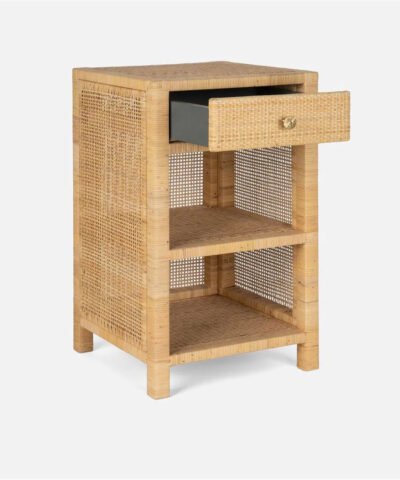 Jaen Natural Rattan Single Nightstand