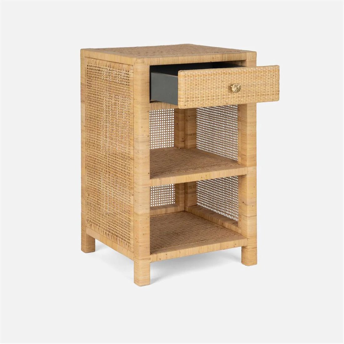 Jaen Natural Rattan Single Nightstand