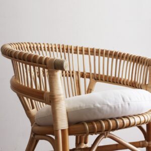 Salamanca Modern Bamboo and Rattan Armchair