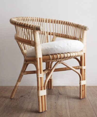 Salamanca Modern Bamboo and Rattan Armchair