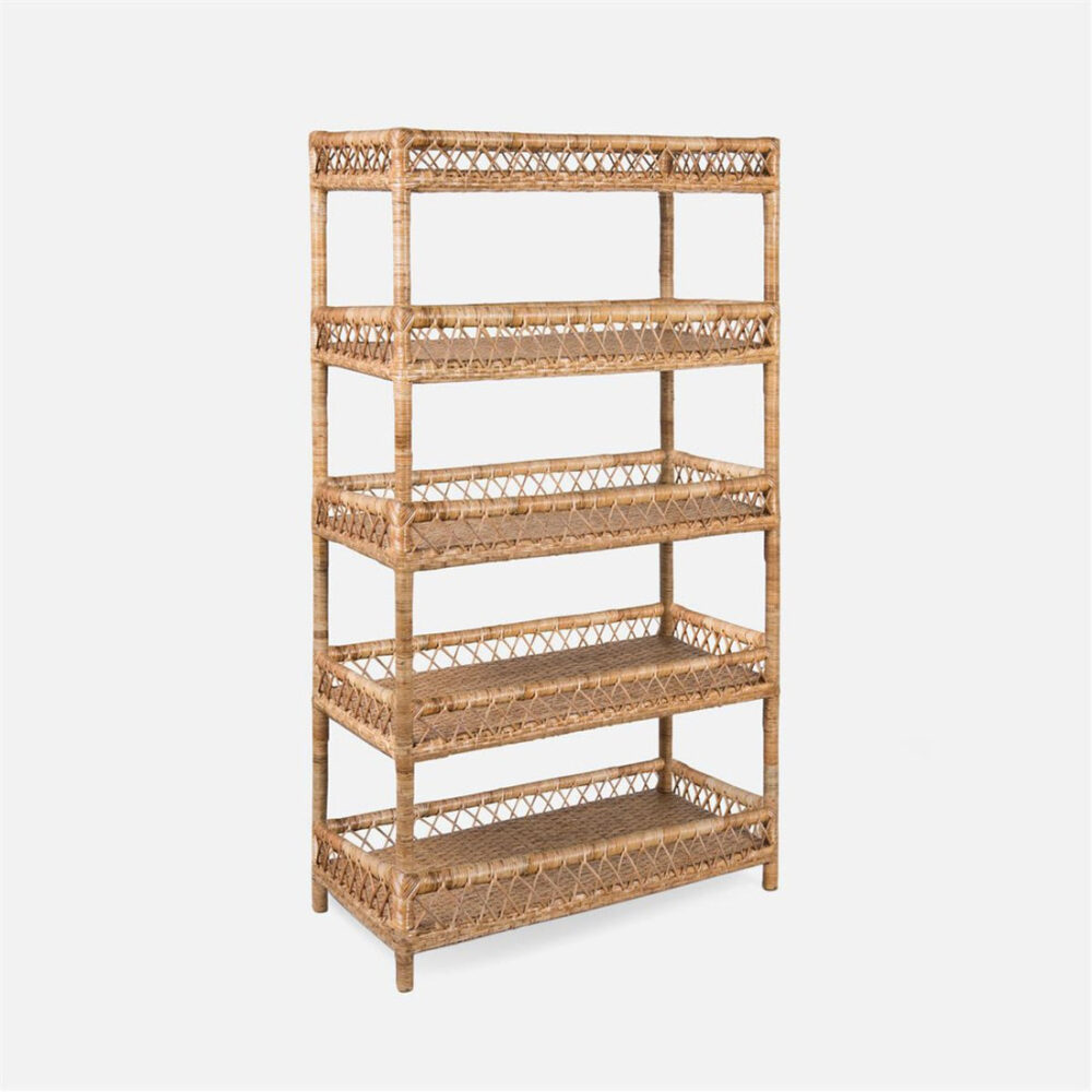 Sebastian Natural Original Rattan Bookshelf