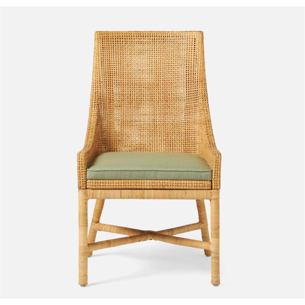 Leon Natural Rattan Chair With Backrest