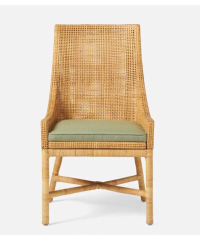 Leon Natural Rattan Chair With Backrest