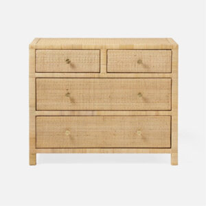 Reus Natural Rattan Credenza With 4 Drawer