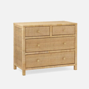 Reus Natural Rattan Credenza With 4 Drawer