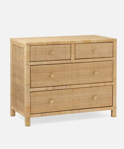 Reus Natural Rattan Credenza With 4 Drawer