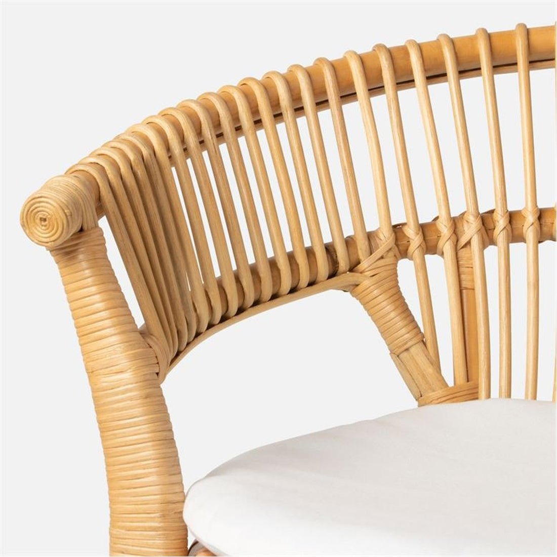 nania-kofw 4 Getafe Rattan Bamboo Dining Chair