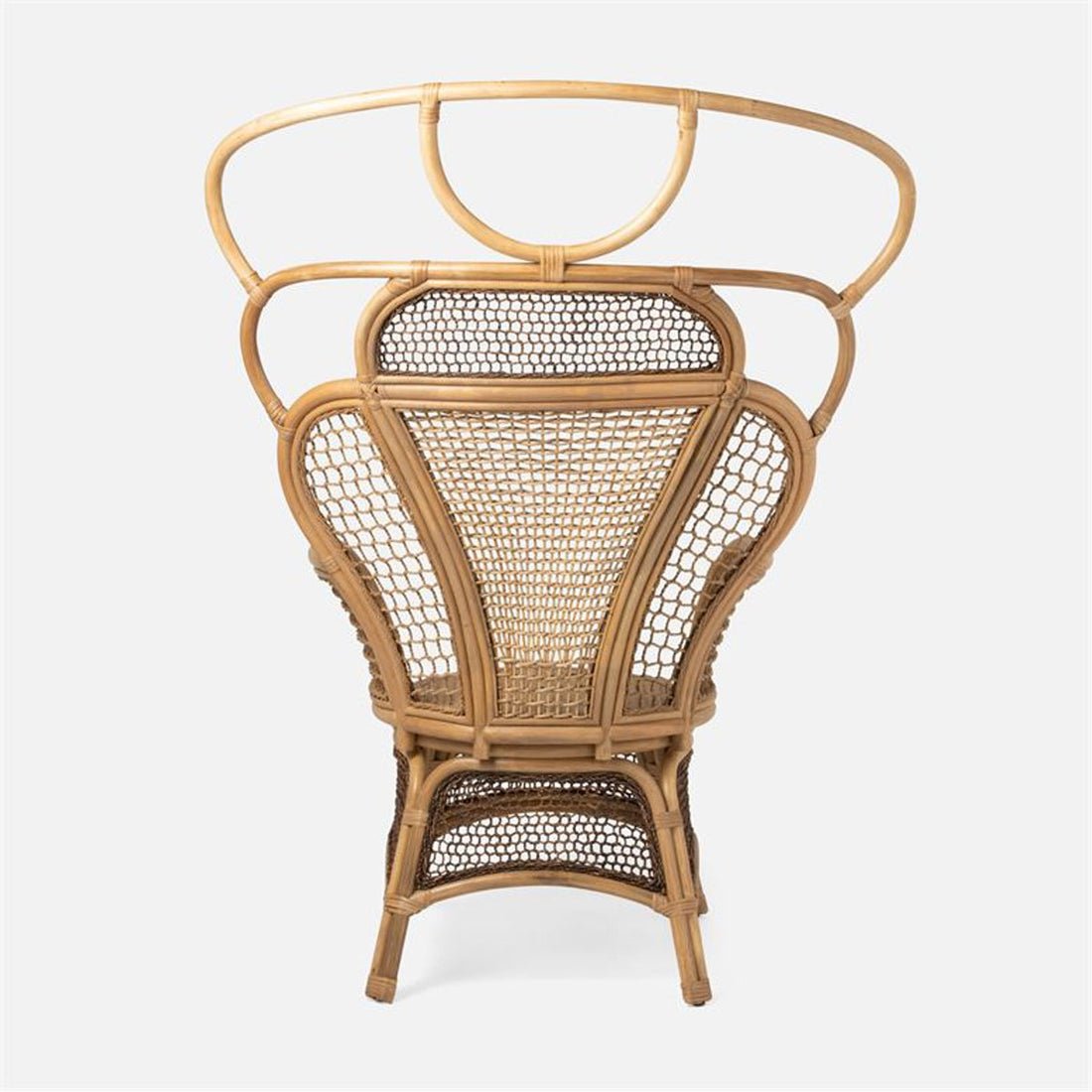 nania-kofz 3 Alcobendas Natural Rattan Bamboo Lounge Chair