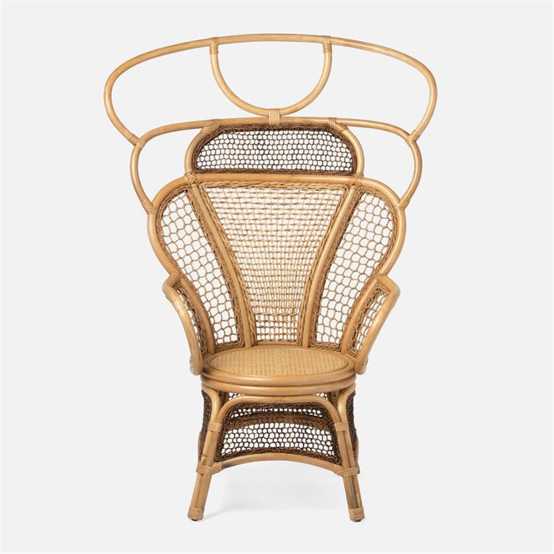 nania-kofz 8 Alcobendas Natural Rattan Bamboo Lounge Chair