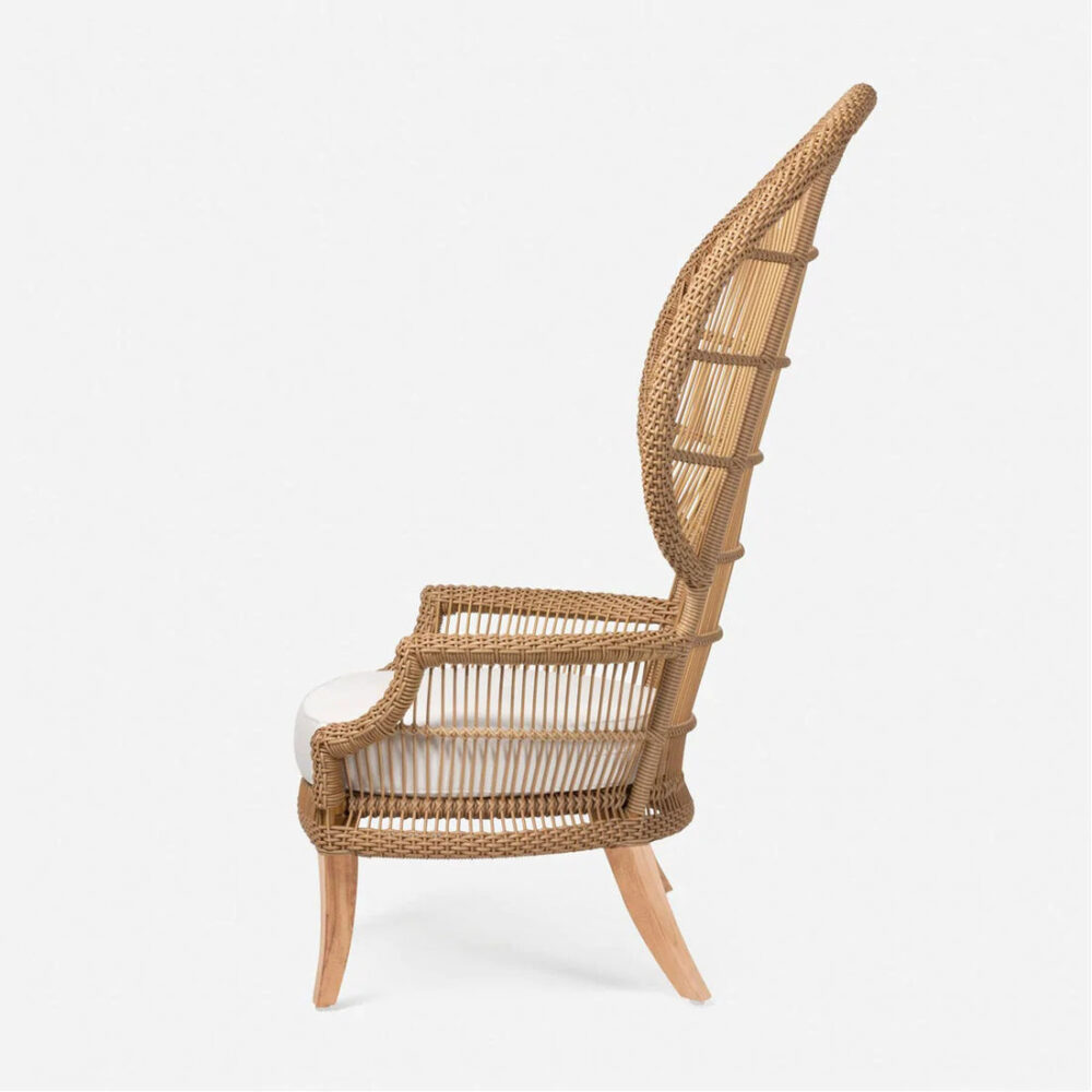 Batu Pahat Synthetic Rattan Wicker Outdoor Lounge Chair