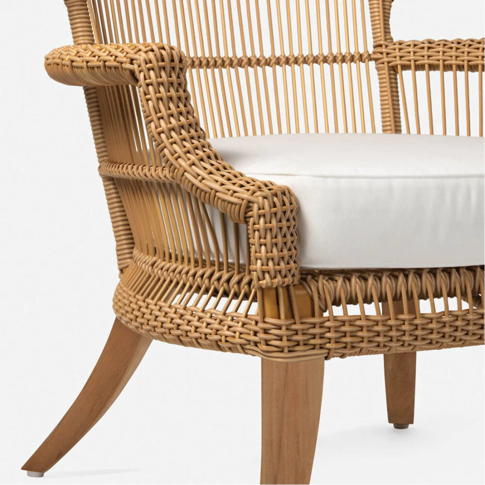 Batu Pahat Synthetic Rattan Wicker Outdoor Lounge Chair