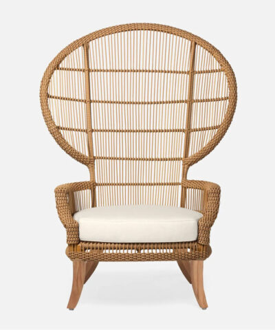 Batu Pahat Synthetic Rattan Wicker Outdoor Lounge Chair