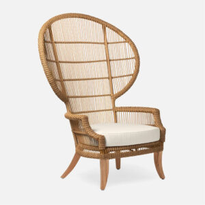 Batu Pahat Synthetic Rattan Wicker Outdoor Lounge Chair