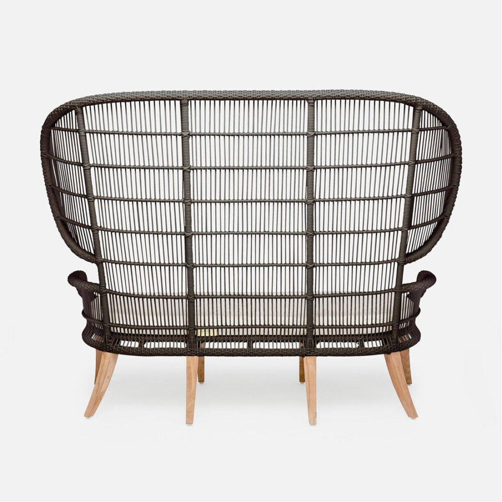 Kangar Synthetic Rattan Wicker Outdoor Sofa