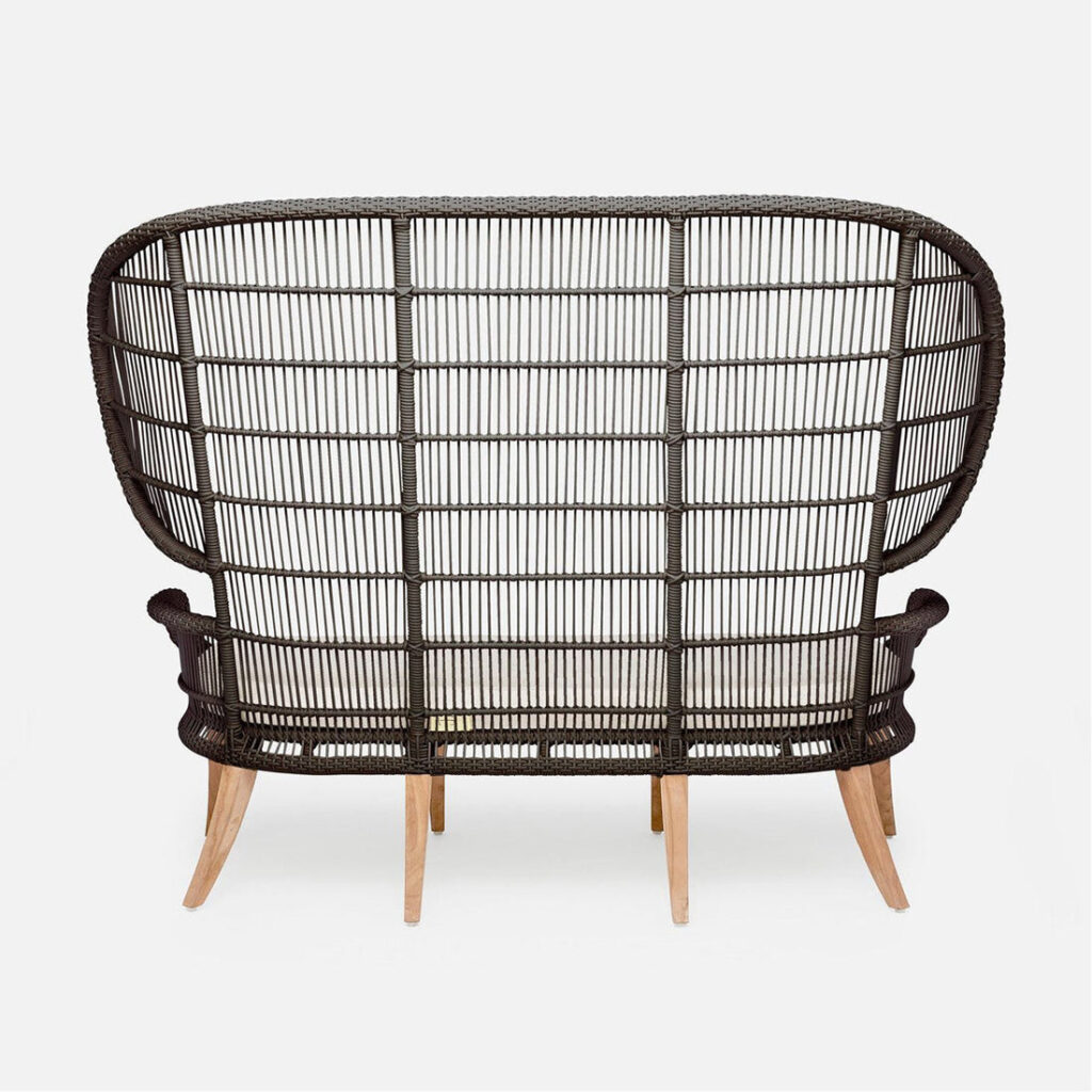 Kangar Synthetic Rattan Wicker Outdoor Sofa