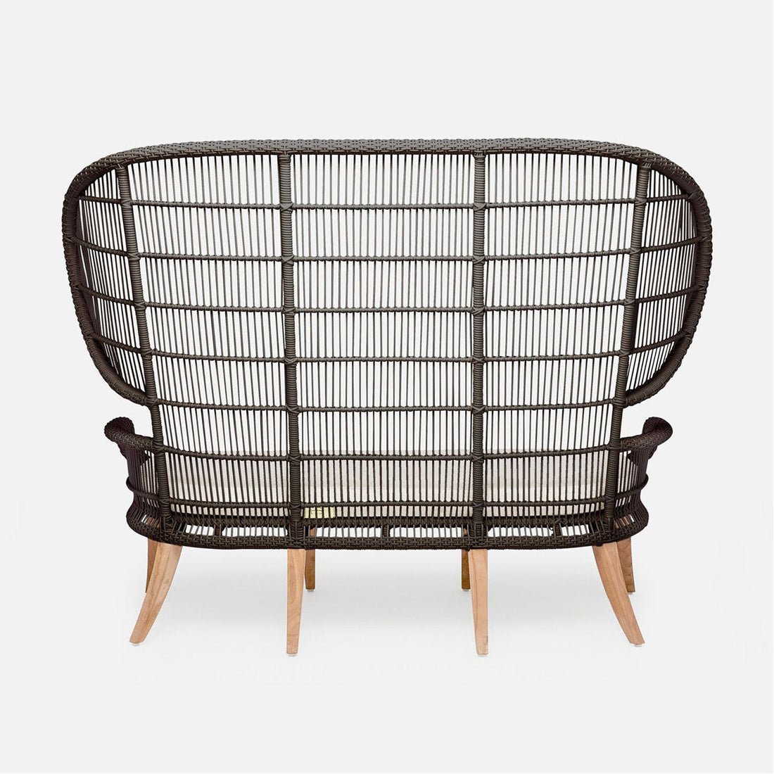 nania-kogk 2 Kangar Synthetic Rattan Wicker Outdoor Sofa